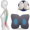 thumbnail image 2 of SkyMall Memory Foam Seat Cushion for Pressure Relief - Helps with Sciatica, Hemorrhoids, Lower Back Pain and More!, 2 of 2