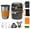 Orange, variant on Camping Cookware Portable Mess Kit Camping Pot and Pans Cooking Set