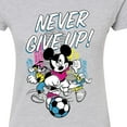 thumbnail image 3 of Disney - Never Give Up  - Juniors Fitted Graphic T-Shirt, 3 of 5