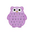 thumbnail image 1 of Opperiaya Press Type Rubber Decompression Toy Cartoon Owl Shaped Board Game, 1 of 7