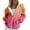 Pink, variant on Bovemsi Sweatshirt for Women Zip Activewear Jacket Coat Printed Fall Outwear With Pockets Zip Up Hoodie