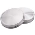 thumbnail image 1 of 8 Pcs Stainless Steel 86mm Sealed Leak Proof Cover With Silicone Seals Resistant Storage Solid Caps, 1 of 5