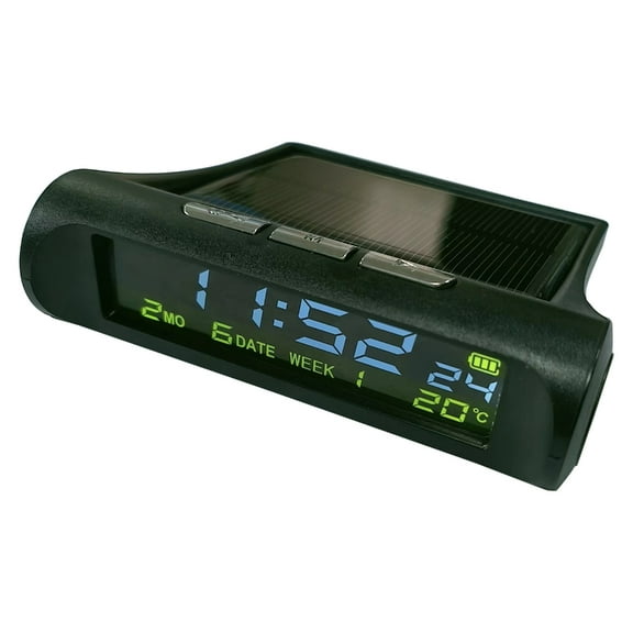 Car Digital Clock,Car Truck Dashboard Clock Car Clocks DisplayTime with Week Date Alarm Clock