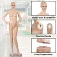 thumbnail image 4 of Mannequin pour Femme, Mannequin à Corps Complet Ajustable, Buste, Forme de Robe pour Couture, Mannequin 69 Pouces, Support de Mannequin Détachable avec Base en Métal et Tête de Mannequin, 4 of 7
