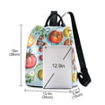 thumbnail image 3 of FORMRS Women's Travel Backpack Purse Anti-Theft Hidden Pockets Casual Shoulder Bag, Yellow Tomatoes, 3 of 7