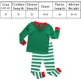 thumbnail image 2 of Conjunto de pijamas navideños Familia Rayas Niños Niñas Algodón Pjs, 2 of 6