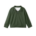 thumbnail image 6 of Abcomgle Boys 1/4 Zip Pullover Fashion Waffle Knit Kids Pullover Sweatshirts Crewneck Long Sleeve Sweaters for Boys Lightweight Boys Fall Shirts, 6 of 6