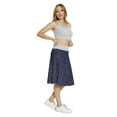 thumbnail image 4 of Women's Constellation Zodiac Composition A-line Printed Skirt Casual Wear, 3XL, Charcoal Grey Blue, by Ambesonne, 4 of 6