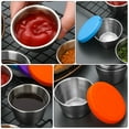 thumbnail image 4 of unbranded 4Ud Recipientes Pequeños Para Salsas Y Aderezos Acero Inoxidable Para Uso En Cocina, 4 of 8
