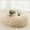 Light brown, variant on Round Plush Pet Bed for Dogs-Cats 16 inches,Fluffy Soft Warm Calming Dog Bed Sleeping Kennel Nest