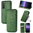 thumbnail image 1 of Case for Sony Xperia 1 II Flip Cover Wallet Flip Cover Magnetic Protective - Green, 1 of 5