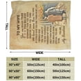thumbnail image 3 of Yibo Gifts for Wife Wedding Anniversary Romantic Gifts for Wife Christmas Valentines Birthday Gifts for Her Wife Blanket, 3 of 7