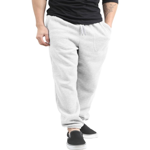 Men‘s Casual Elastic Bottom Sweatpants with Pockets