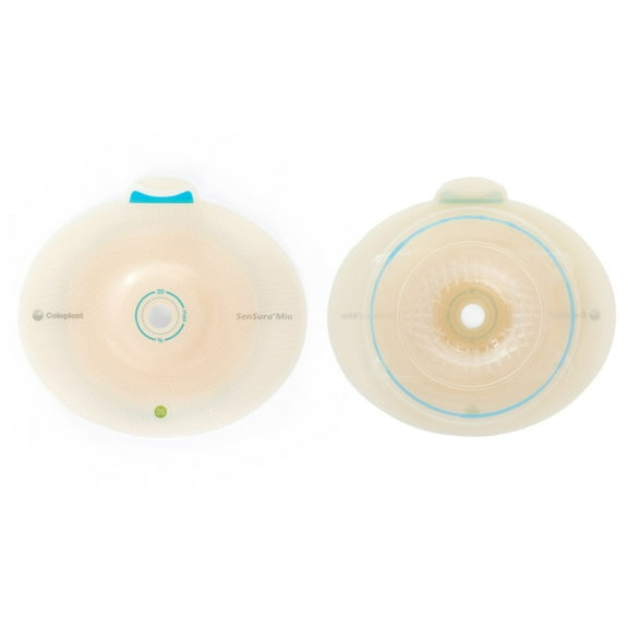 SenSura Mio Flex Trim to Fit Ostomy Barrier Elastic Adhesive 50 mm Flange 5 per Box 16481