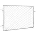 thumbnail image 4 of Chain Link Fence Gate x in Adjustable Chain Link Fence Panel Fit .ft (W) x ft (H) Garden Fence Gate Opening Fencing Gate with Plastic Coating for Farm Posts Not I, 4 of 10