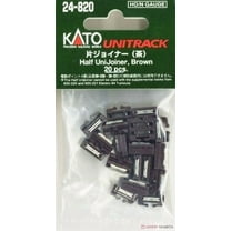 Kato 24-820 N Scale  1/2 Joiner in Brown Pack of 20