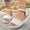 White, variant on Women's Crochet Lace-Up Wedge Sandals, Open Toe with Ankle Strap, Comfort Platform Footwear White 36
