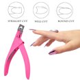 thumbnail image 6 of Long Clear Nail Tips Kit, 500 Pcs Acrylic Long Sharp Nail Tips, False Nails with Nail Glues & Nail File for DIY Nail Salon, 6 of 8