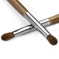 thumbnail image 3 of 6Pcs/Set Eye Animal Horsehair Eye Shadow Makeup Brush Set Original Wooden Handle Aluminum Tube Makeup Brushes Beauty Tools, 3 of 10
