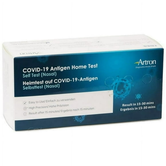 Artron Rapid COVID-19 Antigen Test Made in Canada (Pack of 5) OCT 2026 Expiry