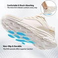 thumbnail image 4 of MeMoride Men's Walking Shoes Lightweight Running Shoes Breathable Mesh Athletic Tennis Shoes Sneakers, 4 of 6
