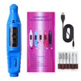 thumbnail image 1 of Kit Pulidor De Esmeril Para Cuidado De Uñas Moreka Eléctrico Profesional Azul, 1 of 2