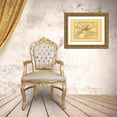 thumbnail image 3 of Unknown 24x18 Gold Ornate Wood Framed with Double Matting Museum Art Print Titled - North America Septentrional - 1750, 3 of 4