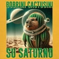 thumbnail image 3 of Bobrini Cactusini Su Saturno T-shirt Italian Brainrot Gen Z Meme Men's Tee, 3 of 7