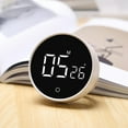 thumbnail image 2 of Fesfesfes Magnetic Rotating Countdown Timer with LED,Visual Study Cooking Alarm Clock,Silent Time Tracker for Exams,Baking, Classroom,Office Tasks, 2 of 5