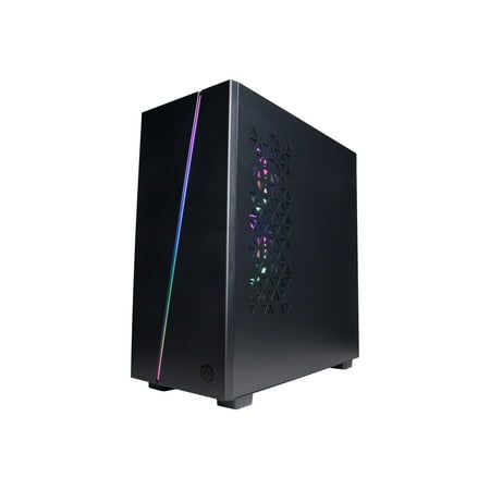 CyberPowerPC - Gaming Desktop - AMD Ryzen 5 3600 - 16GB Memory - NVIDIA GeForce GTX 1650 - 2TB Hard Drive + 240GB Solid State Drive - Black