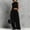 Suit-361Black, variant on 2 Piece Outfits for Women Mock Neck Sleeveless Crop Top & Wide Leg Palazzo Pants Summer Streetwear High Waist Trousers Casual Chic