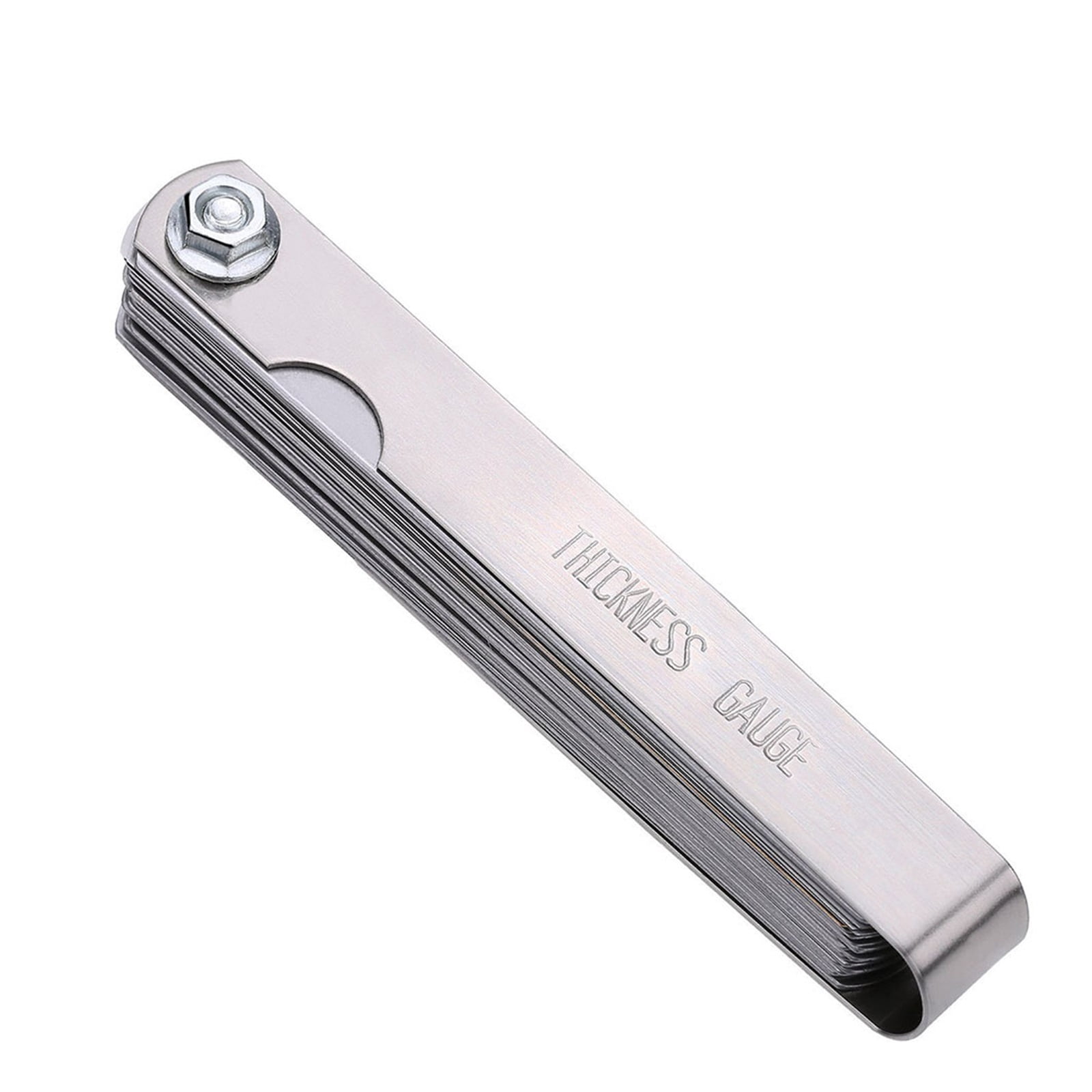 32 Blades Steel Feeler Gauge Dual Marked Metric And Gap Measuring Tool ,Easy to Use