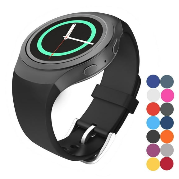 Gear S2 Watch Band, Amerteer Soft Silicone Replacement Sport Band for Samsung Gear S2 (SM-R720 / SM-R730 ONLY)