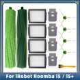 thumbnail image 2 of Compatible For iRobot Roomba i5 / i5+ Plus / i5152 Robot Vacuum Spare Parts Accessories Main Side Brush Hepa Filter Dust Bag, 2 of 5