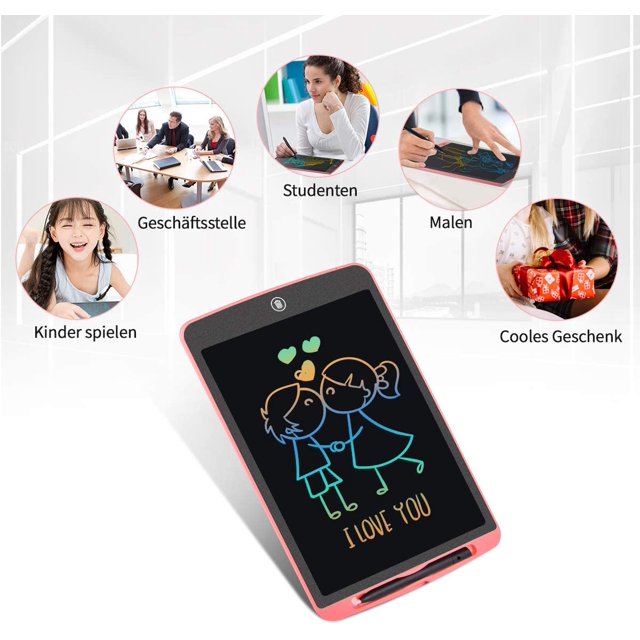 LCD Writing Tablet Drawing Board, Colorful Drawing Tablet Kids Tablets Doodle Board Writing Board
