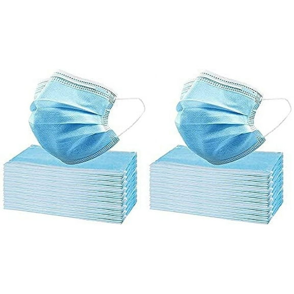 Disposable Face Mask, 3 Ply (100 Pcs)