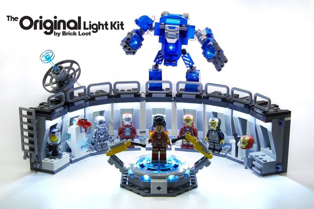 Light kit for Lego 76125 Iron Man Hall of Armor Marvel Super Heroes 