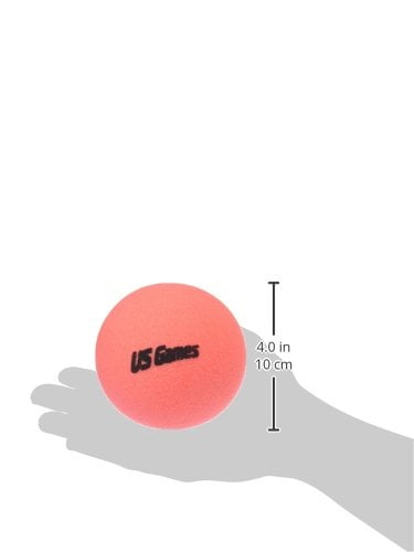 US Games Uncoated Economy Foam Balls 4-Inch 