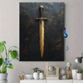 thumbnail image 4 of Qisvanset Framed Canvas Wall Art 12x16 Inch Sword of The Spirit Armor of God Identity Bible Wall Decor, 4 of 5