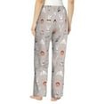 thumbnail image 3 of Xecao Various Rabbits Women's Straight Lounge Pajama Pants: The Epitome of Relaxed Sleepwear, 3 of 9