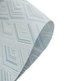 thumbnail image 3 of Diamond Woven Vinyl Placemats With Diamond Woven Design Reversible 13 x 19 Rectangular Placemat Set of 6 in Blue, 3 of 5
