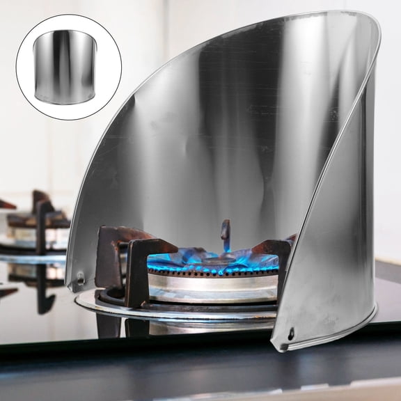 Phenofice Kitchen Stove Top Splash Shield Panel Stainless Steel Grease Protector Plated Silver