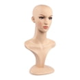 thumbnail image 4 of Busto de cabeza de maniquí femenino con maquillaje para joyería, peluquería, peluquería, hogar. Estilo A, 4 of 9