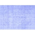 thumbnail image 1 of Ahgly Company Machine Washable Indoor Rectangle Persian Blue Traditional Area Rugs, 2' x 4', 1 of 4