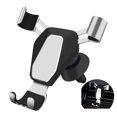thumbnail image 3 of Soporte universal para teléfono celular para automóvil, soporte de montaje de ventilación de aire de metal con clip ajustable, plateado Inevent EL000149-02B, 3 of 7