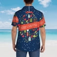 thumbnail image 6 of Bixox Men's Hawaiian Shirts Men's Merry Christmas 1 Print Short-Sleeve Shirt-XX-Large, 6 of 8