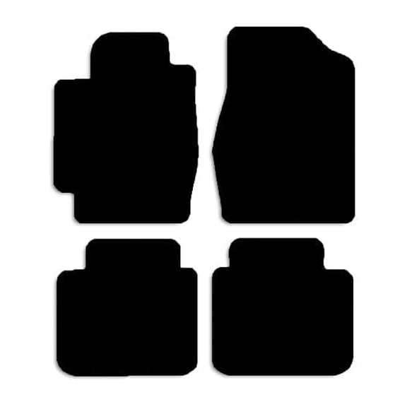 Auto Mats and Accessories 4 Piece Set Custom Carpeted Floor Mats Compatible with 2002-2006 Toyota Camry (Black) Made in the USA