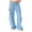 Blue, variant on Bovemsi Wide Leg Pants Woman Women Sweatpants Interior Baggy Sweatpant Casual Barrel Travel Pants