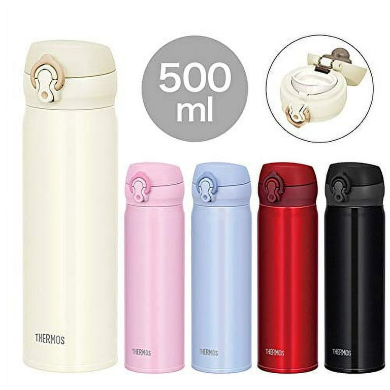 Thermos Water Bottle Vacuum Insulated Mobile Mug 400ml Blue Stitch JNL-403 BST