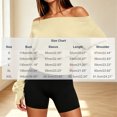 thumbnail image 3 of cocolona Off Shoulder Cropped Sweatshirts for Women Solid Color Long Sleeve Casual Shirts Sporty Trendy Fall Outfits, 3 of 7